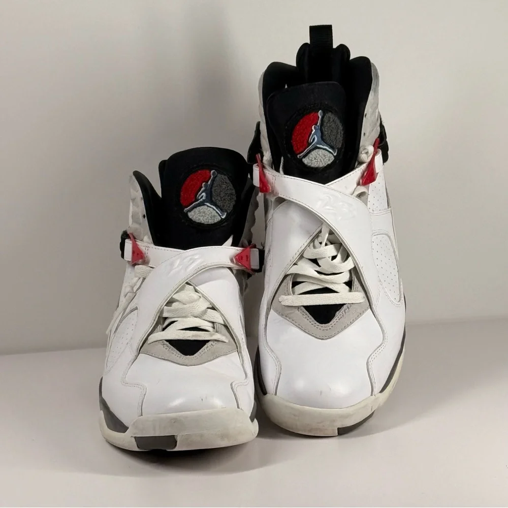 Air Jordan 8 Retro Bugs Bunny White Black True Red Men's Size 12 - 305381-103 - Picture 15 of 15